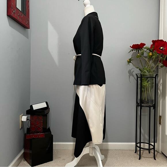 NEW The Limited 90s Classic Longline Structured Hourglass Pantsuit Midi Skirt 4 - Picture 14 of 16